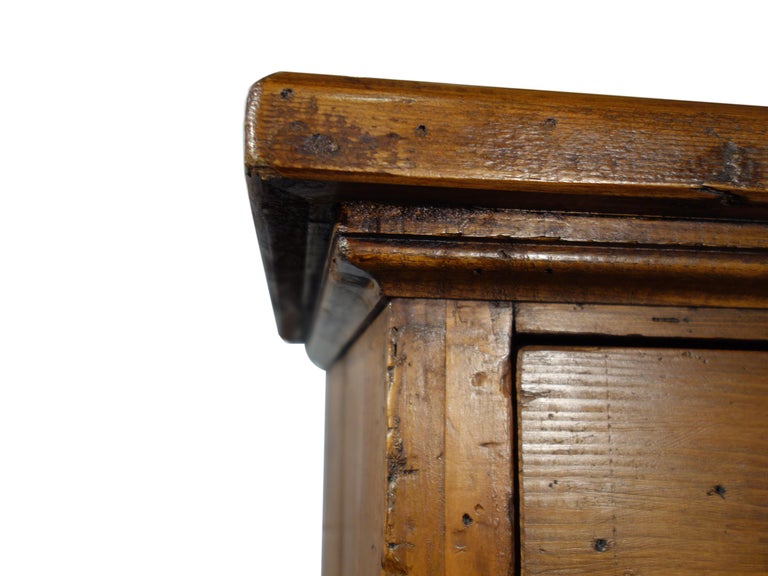 18th C Style Italian Old Fir 12 Drawer Pharmacy In Stock or custom quote For Sale at