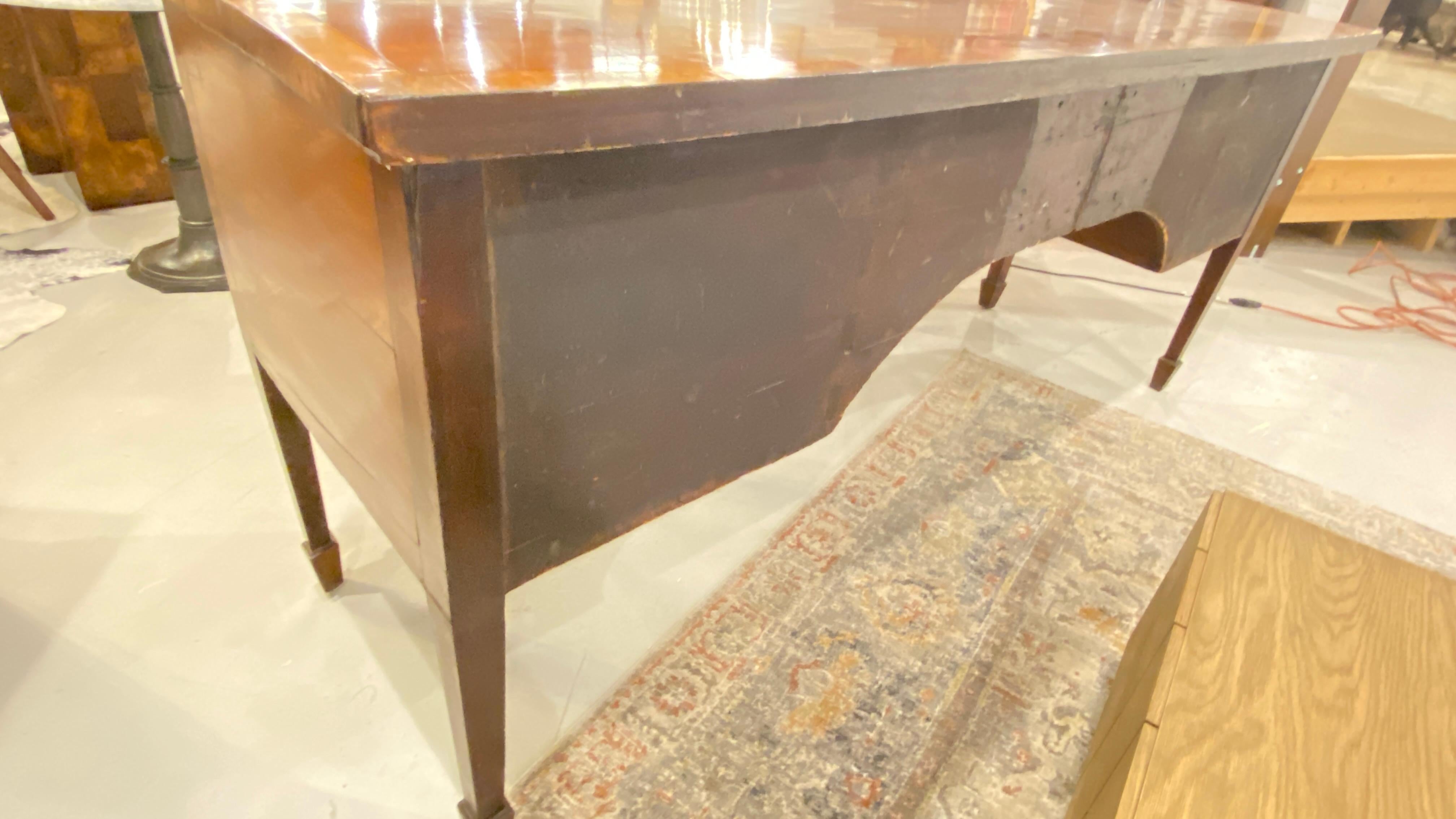 18th Century Style Mahogany with Banded Top English Georgian Sideboard For Sale 9