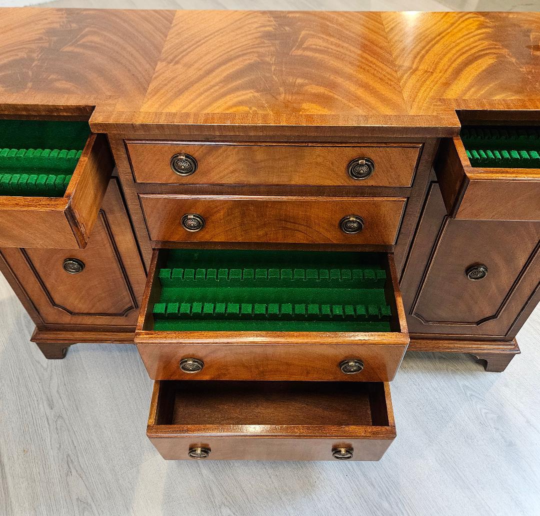 18th Century Style Server/ Sideboard, Silver Chest with Drawers, English For Sale 1