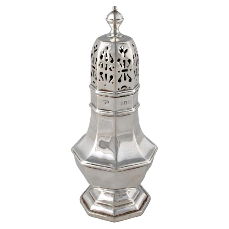 18th Century Style Silver Sugar Caster For Sale