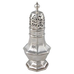 18th Century Style Silver Sugar Caster