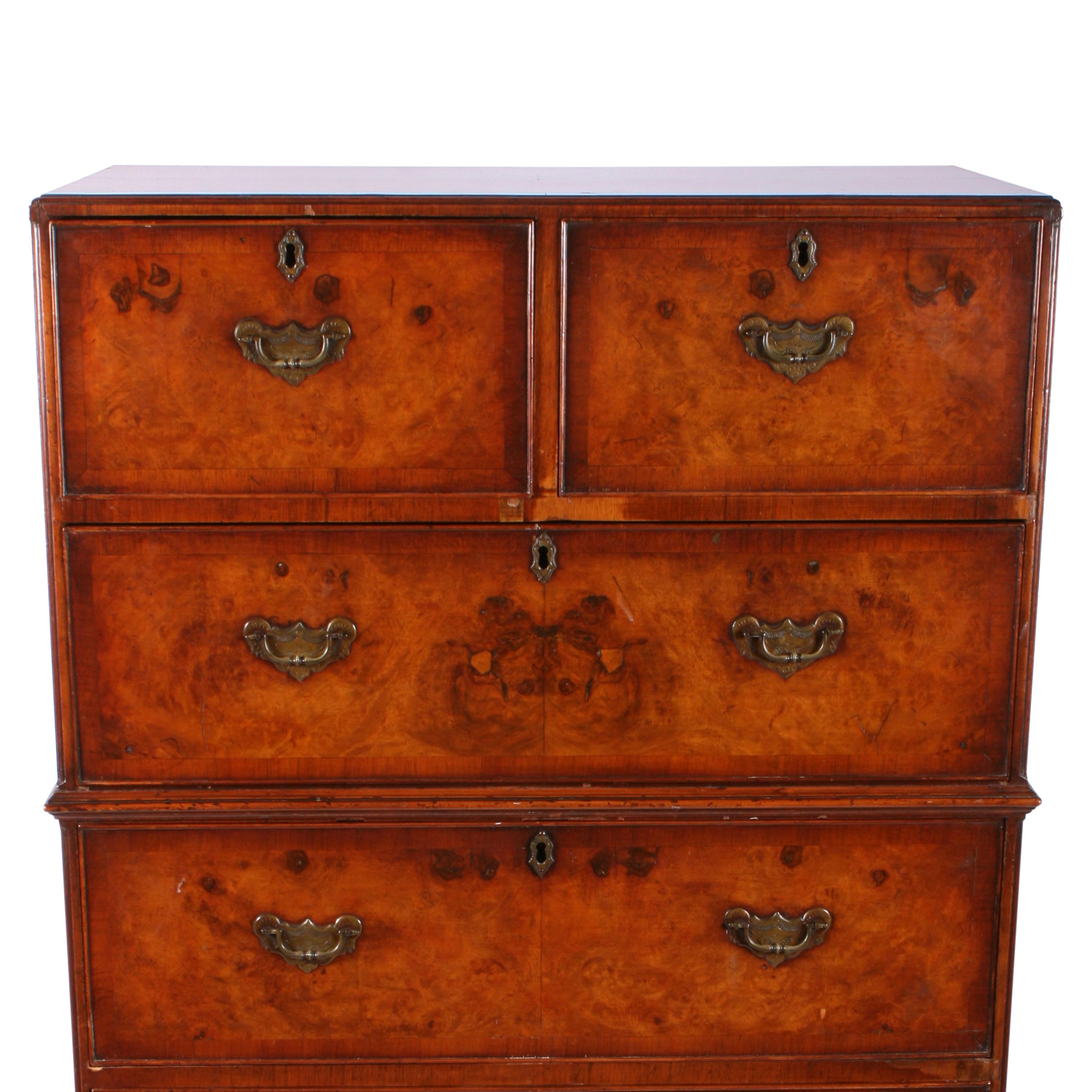 18th Century Style Walnut Chest im Zustand „Gut“ im Angebot in Newcastle Upon Tyne, GB