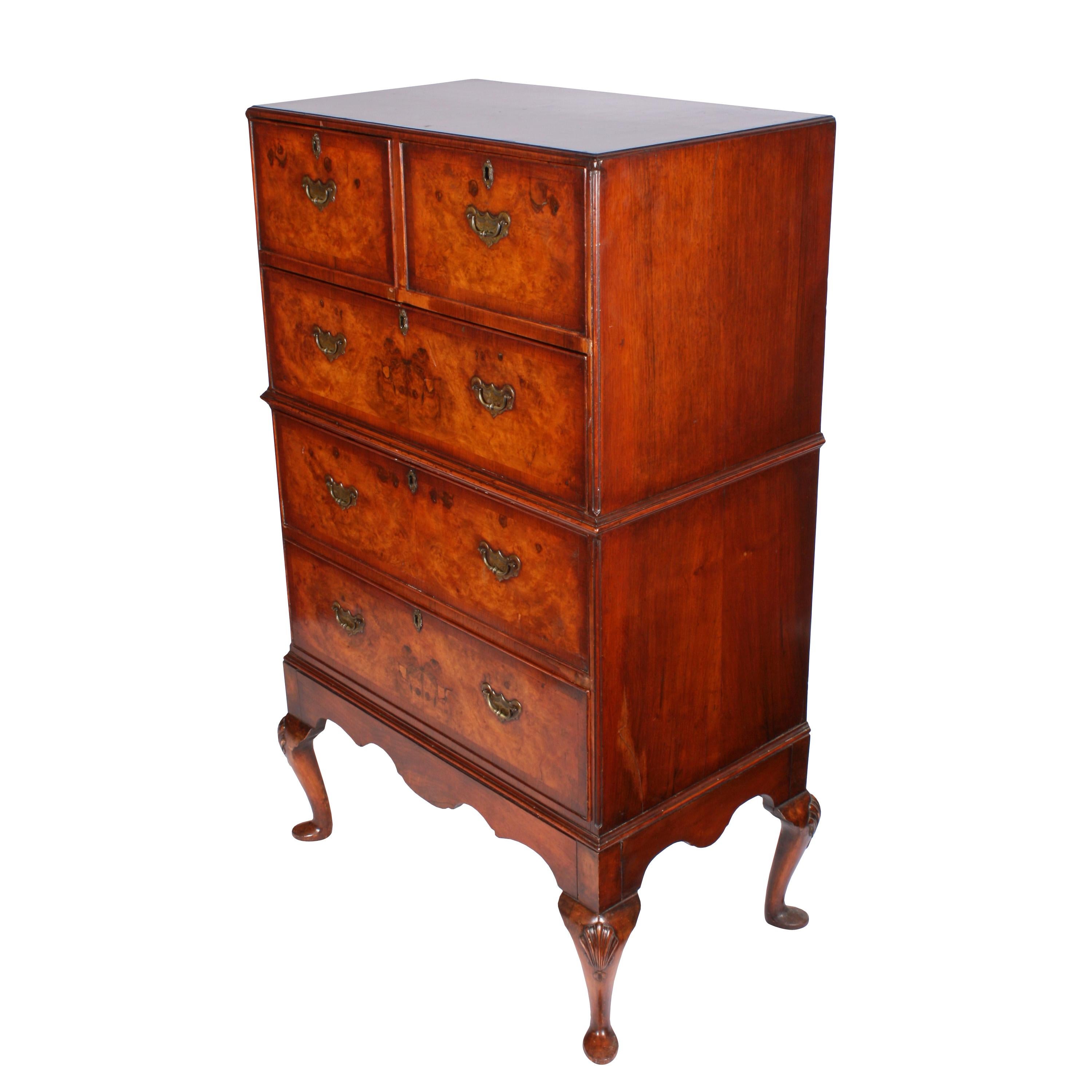 18th Century Style Walnut Chest For Sale