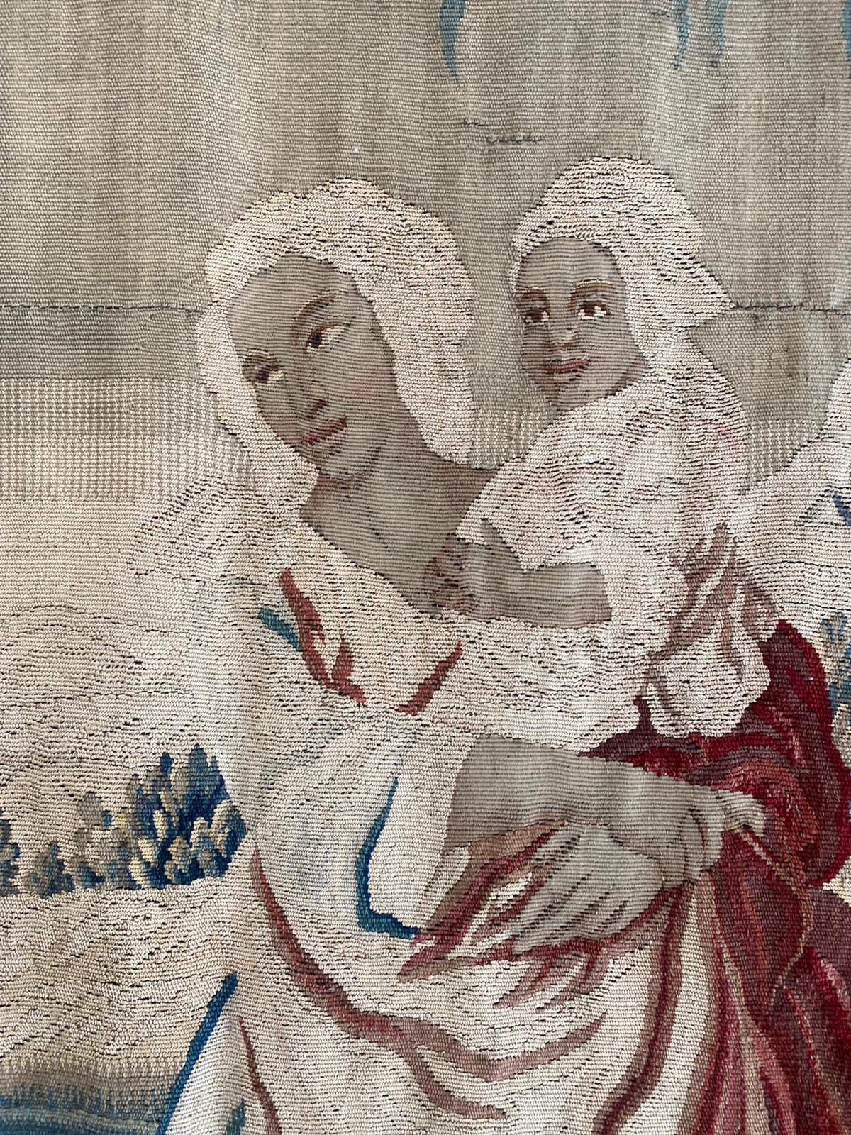 18th Century Sublime Royal Manufacture of Aubusson Tapestry - Louis XVI Period In Excellent Condition For Sale In New York, NY