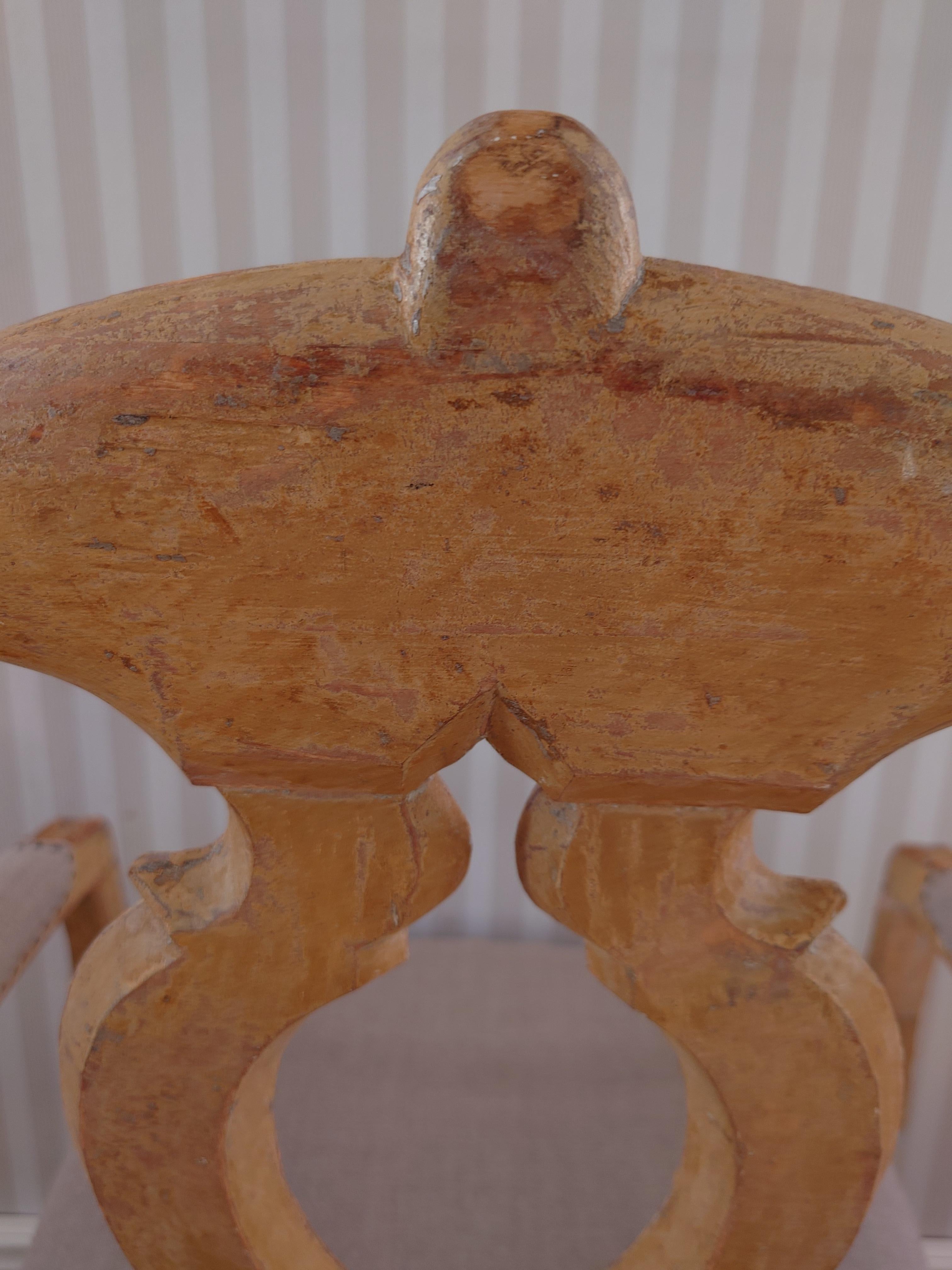 Schwedischer antiker, echter Gustavianischer Sessel aus dem 18. Jahrhundert mit Originallackierung. im Angebot 10