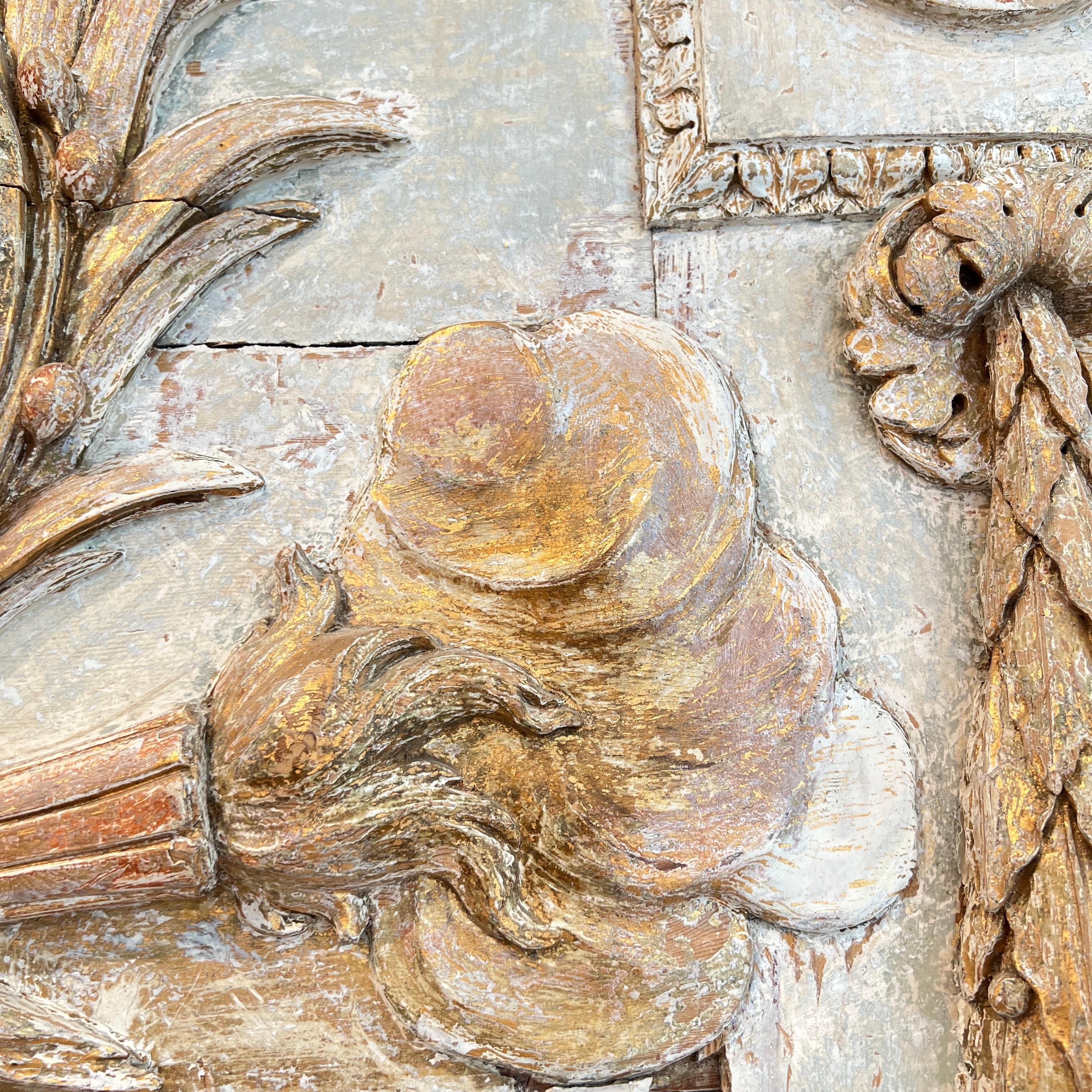 Legno Trumeau antico svedese del 18° secolo in vendita