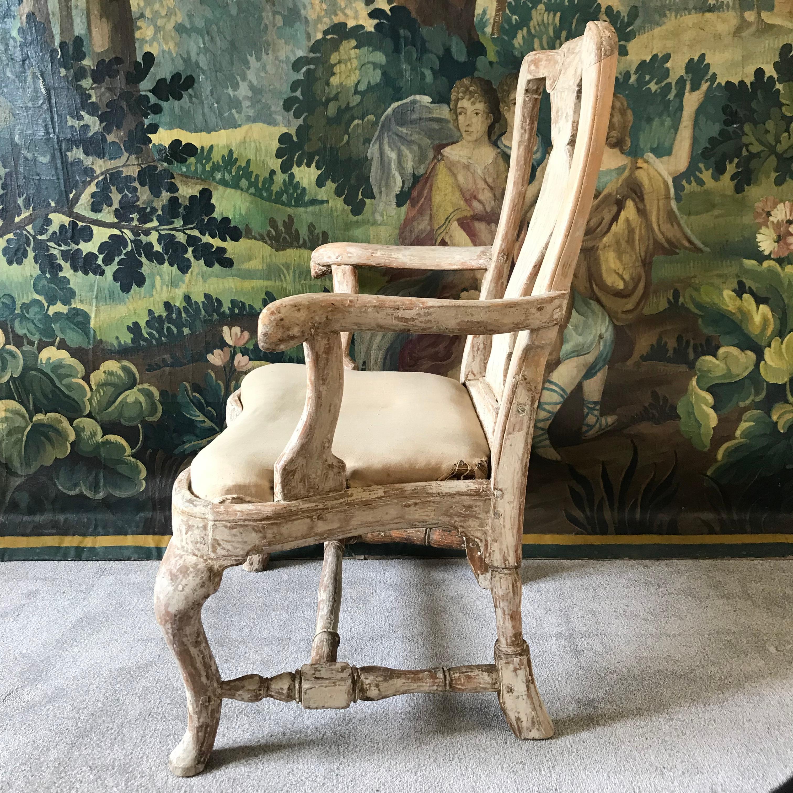 Schwedischer Sessel aus dem 18. Jahrhundert im Angebot 7