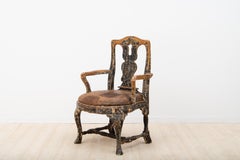 18th Century Swedish Baroque Armchair