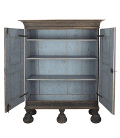 18th Century Swedish Baroque Cabinet
