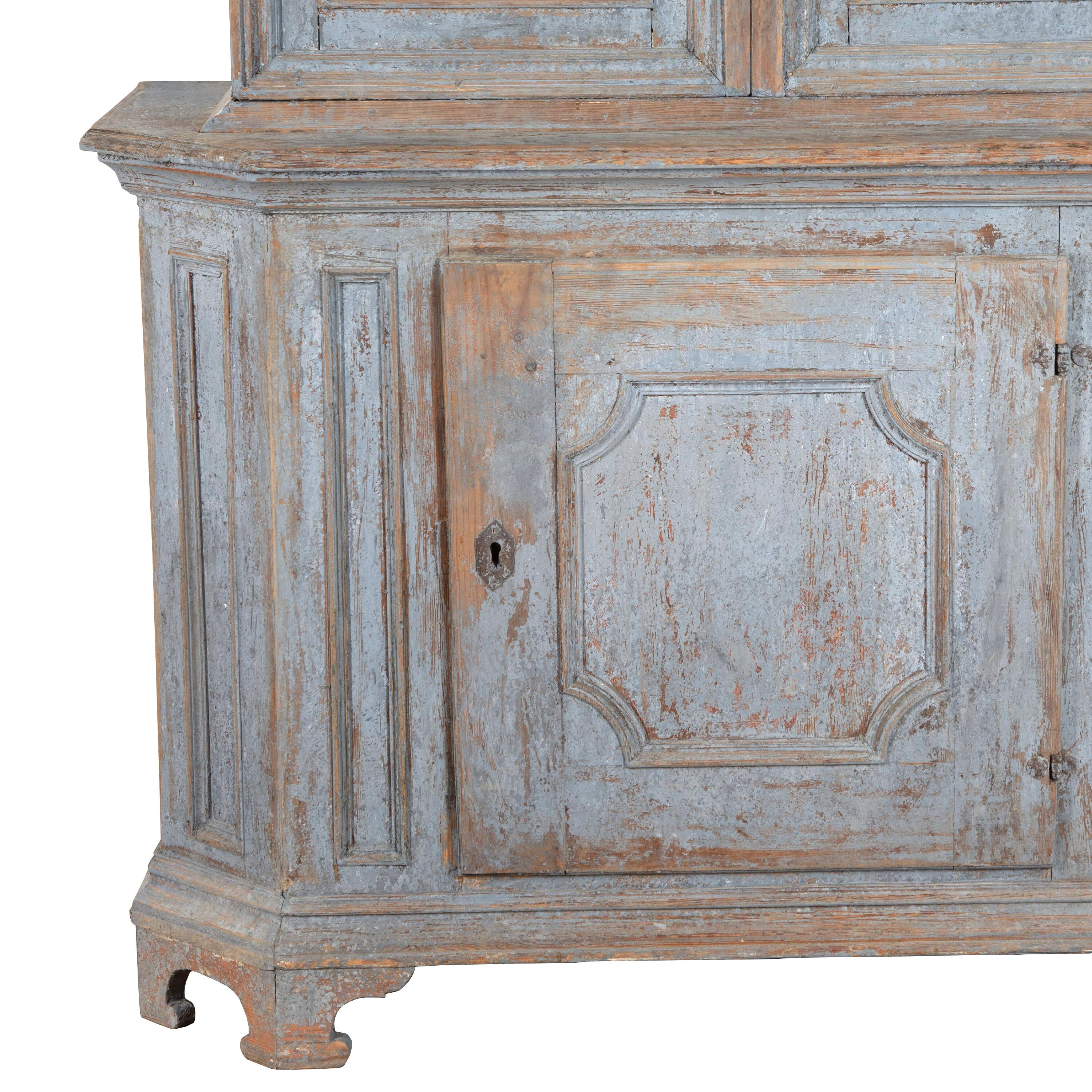 18th Century and Earlier 18th Century Swedish Baroque Cabinet For Sale