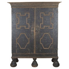 18th Century Swedish Baroque Cabinet