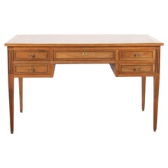 20th Century French Mahogany Bureau Plat