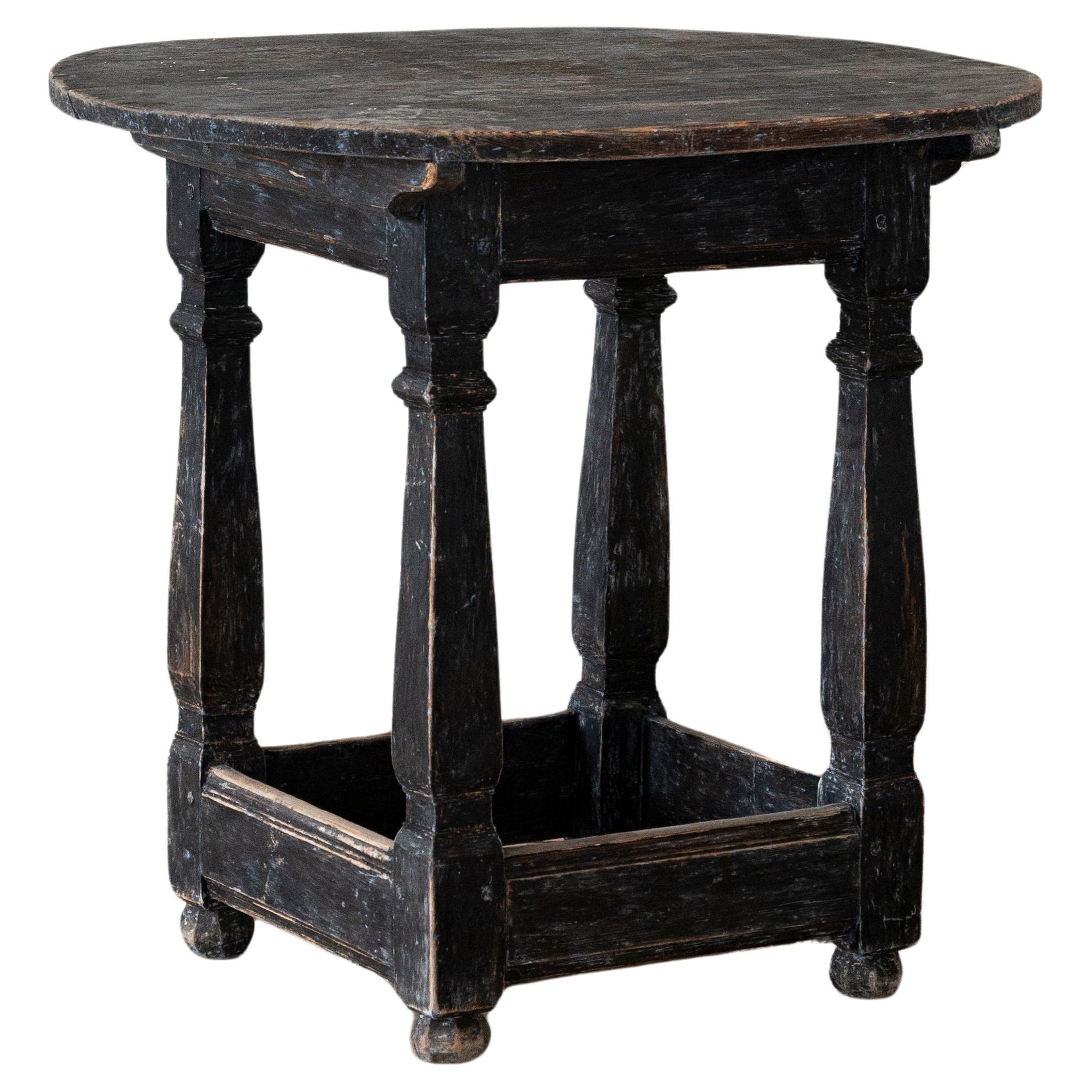 18th Century Swedish Baroque Center Table  For Sale