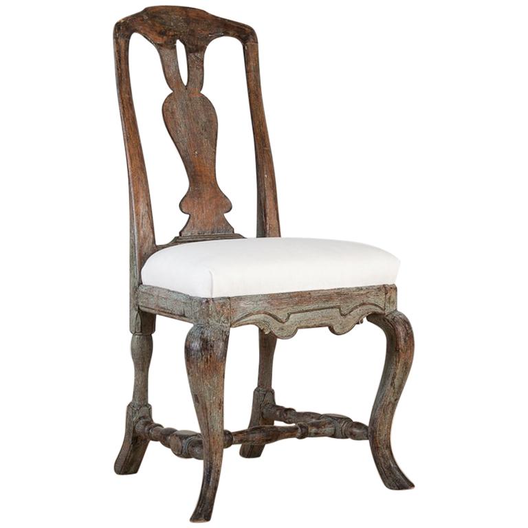 18th Century Swedish Baroque Chair