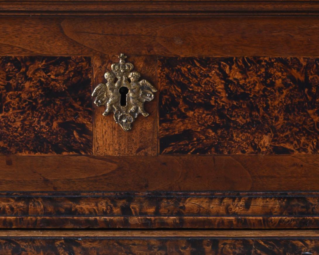 18th Century Swedish Baroque Chest on Stand For Sale 3