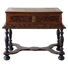 18th Century Swedish Baroque Chest on Stand