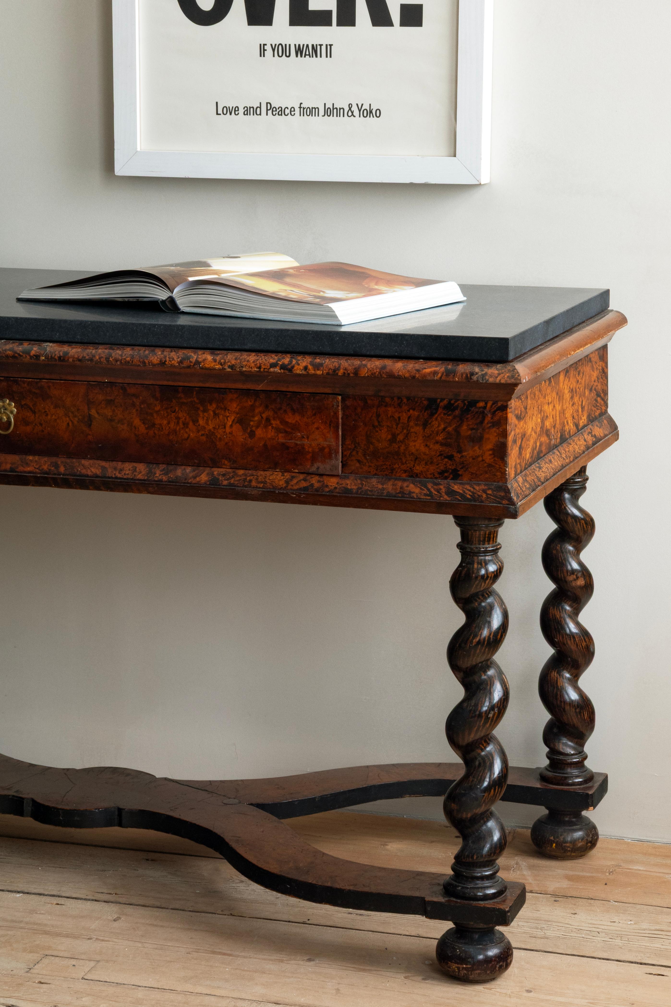 18th Century Swedish Baroque Console For Sale 1