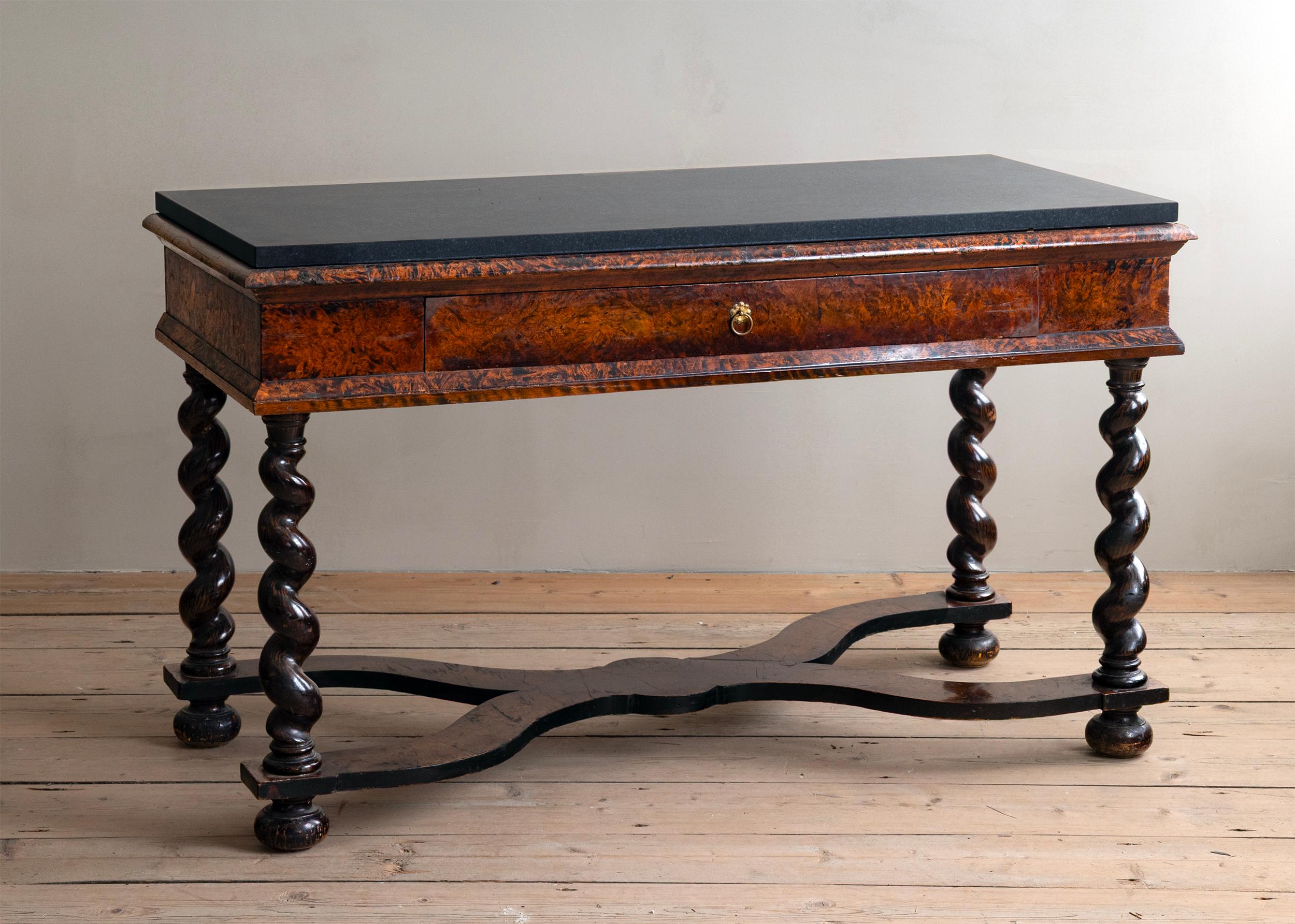 18th Century Swedish Baroque Console For Sale 2