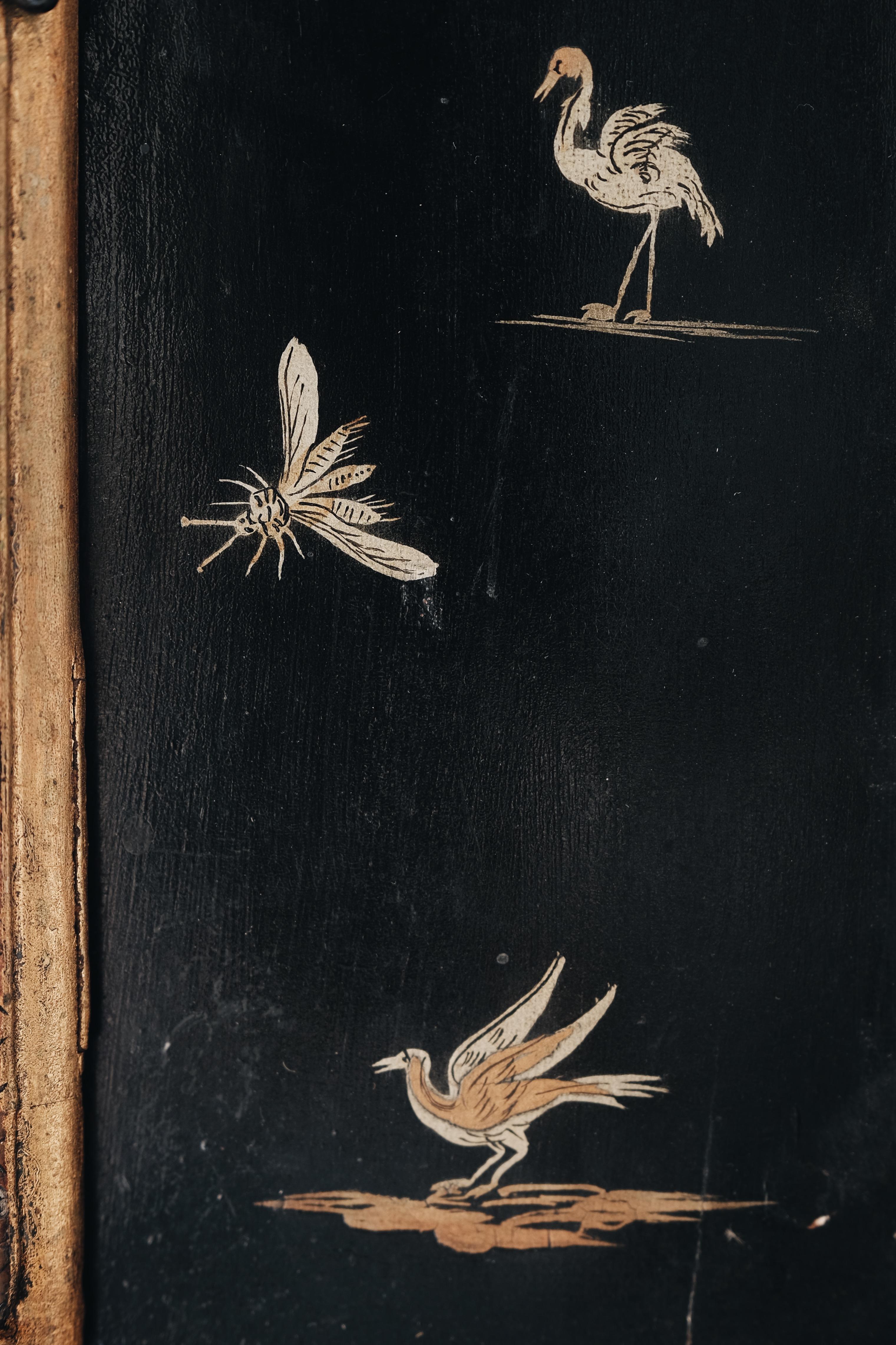 18th Century Swedish Baroque Corner Cabinet 1