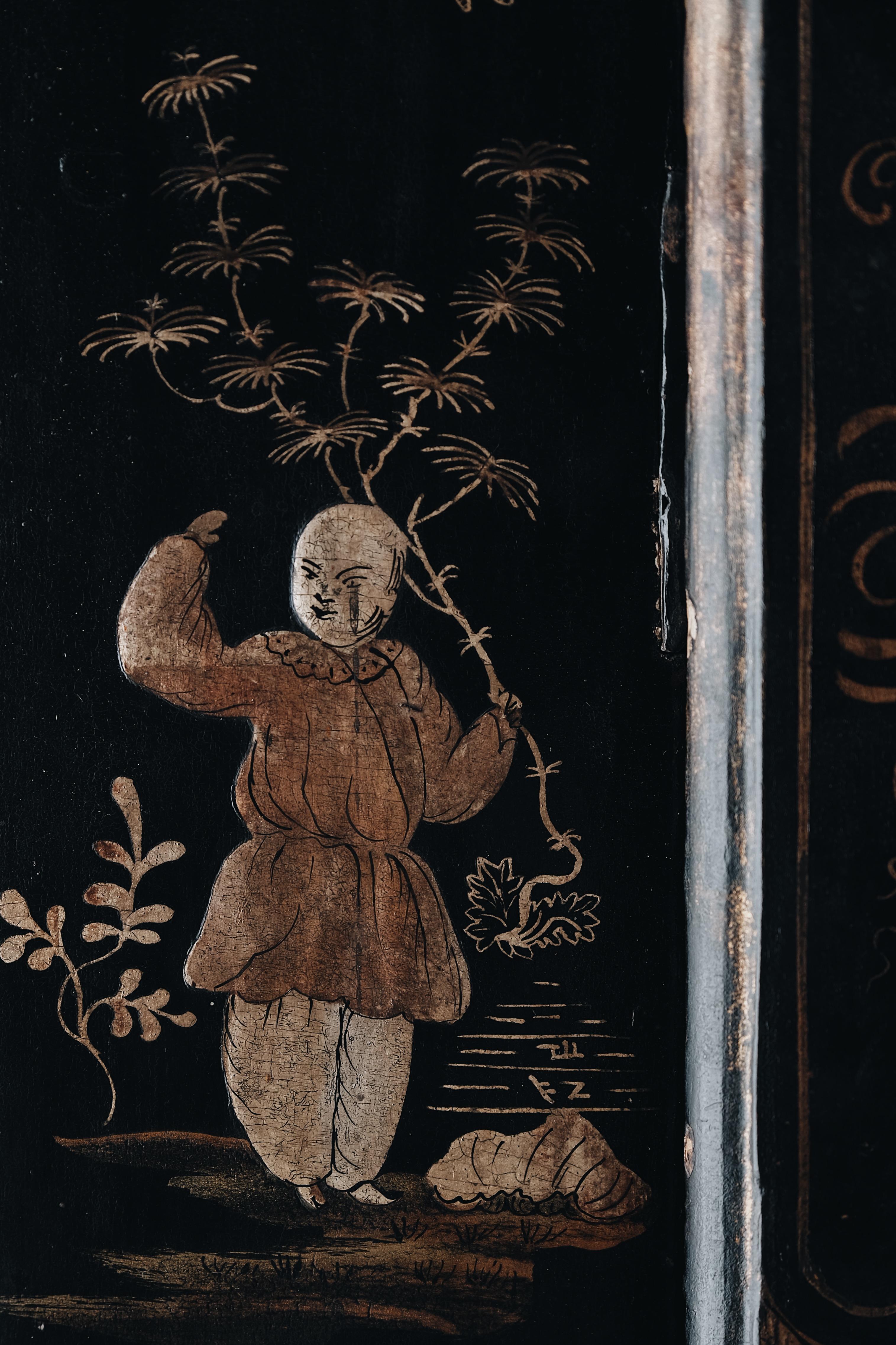 18th Century Swedish Baroque Corner Cabinet 2