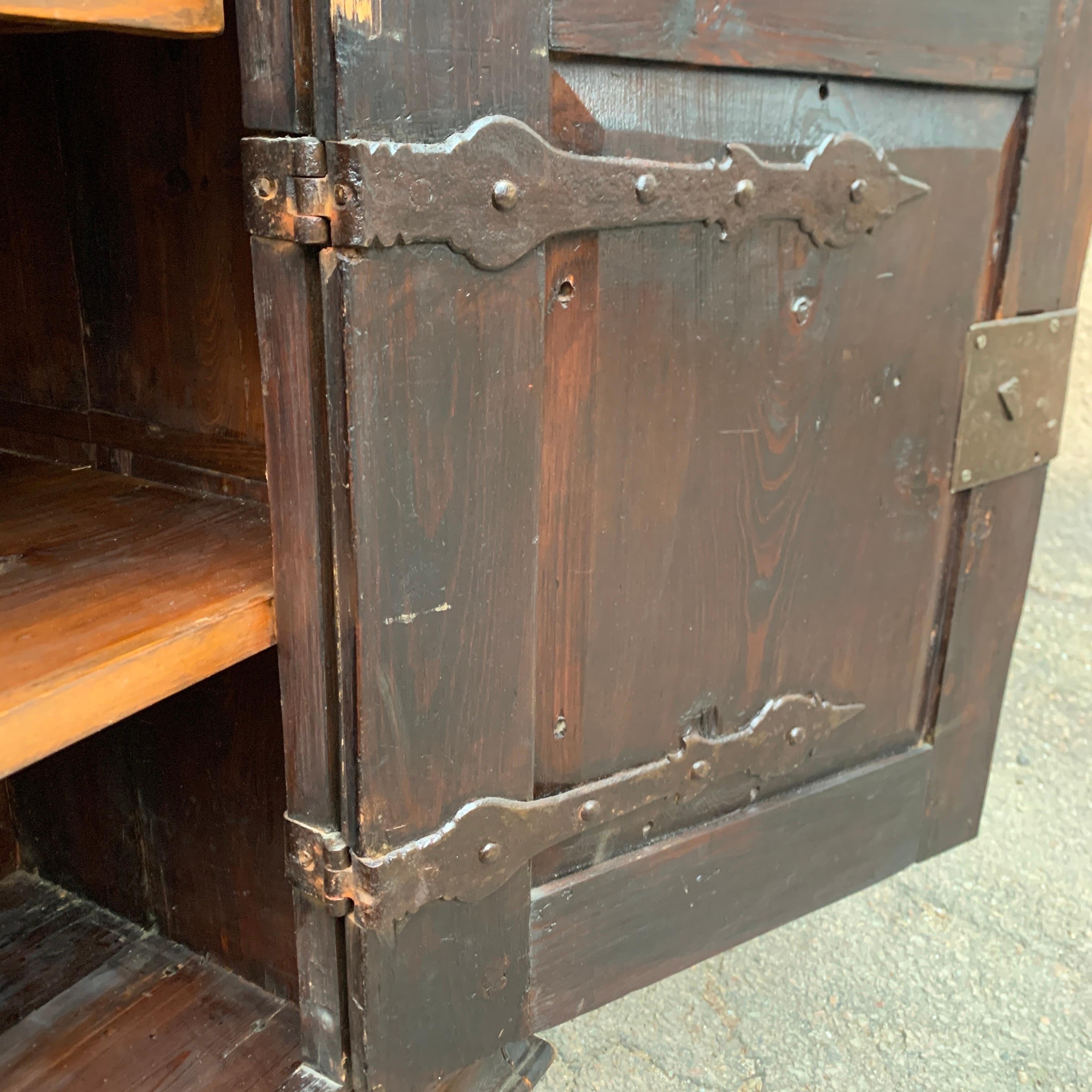 18th Century Swedish Baroque Cupboard Sideboard For Sale 9