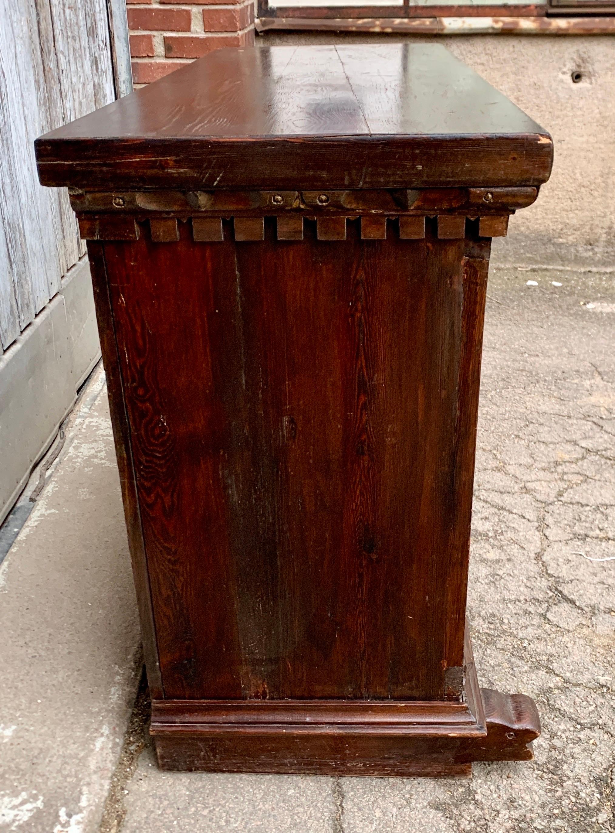 18th Century Swedish Baroque Cupboard Sideboard For Sale 11