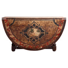 18th Century Swedish Baroque Drop-Leaf Table