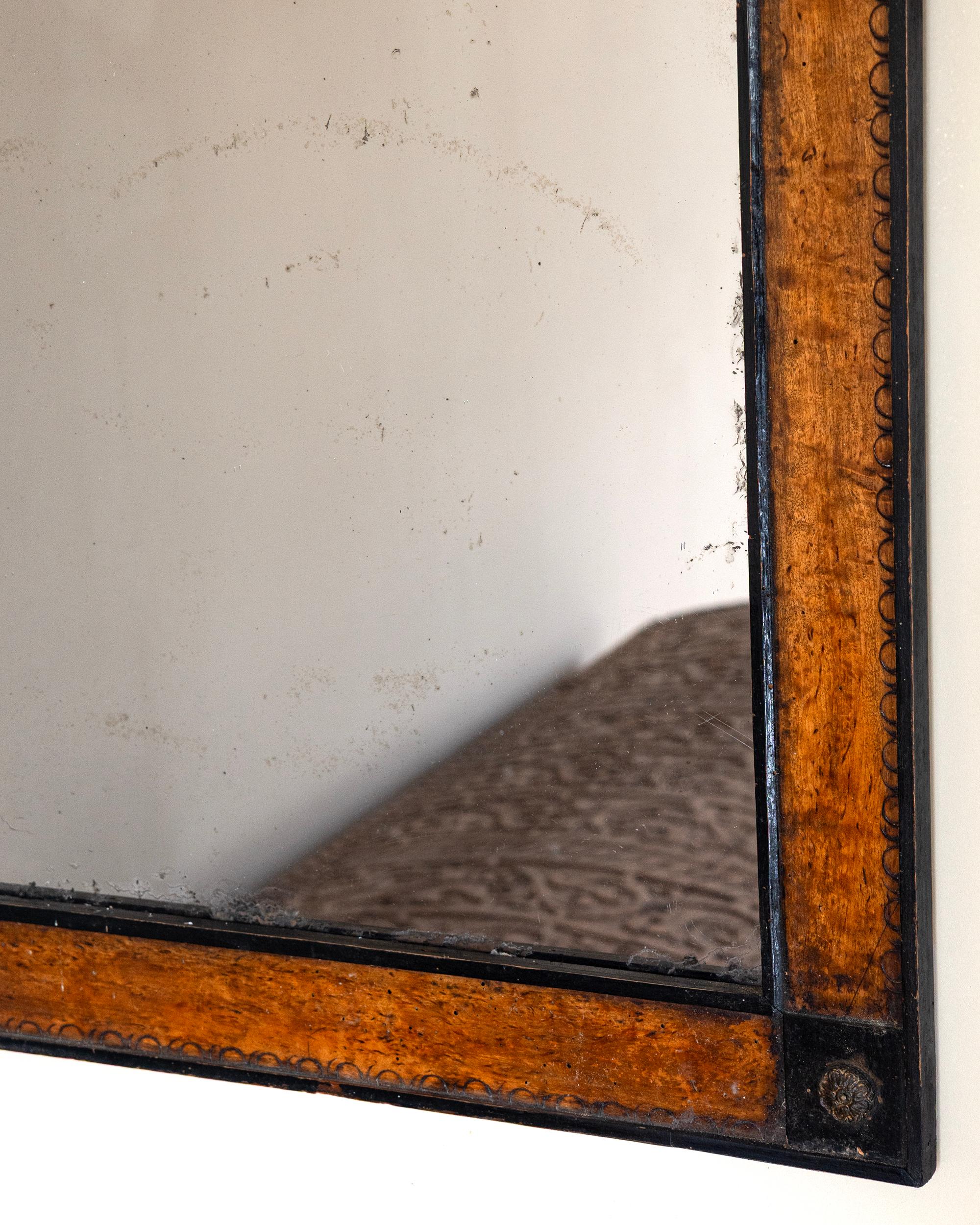 Fait main Miroir baroque suédois du XVIIIe siècle en vente