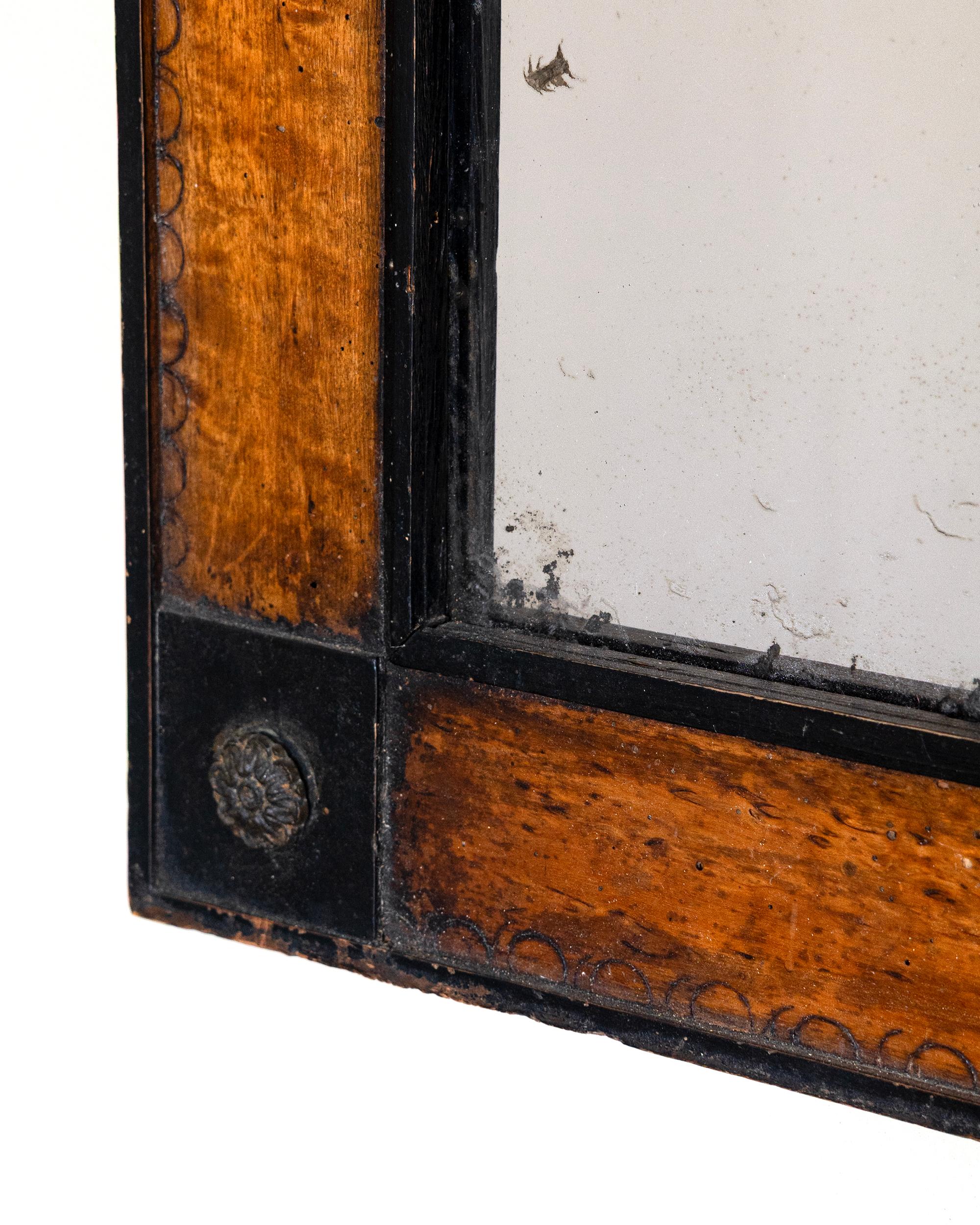 Miroir baroque suédois du XVIIIe siècle Bon état - En vente à Allerum, SE
