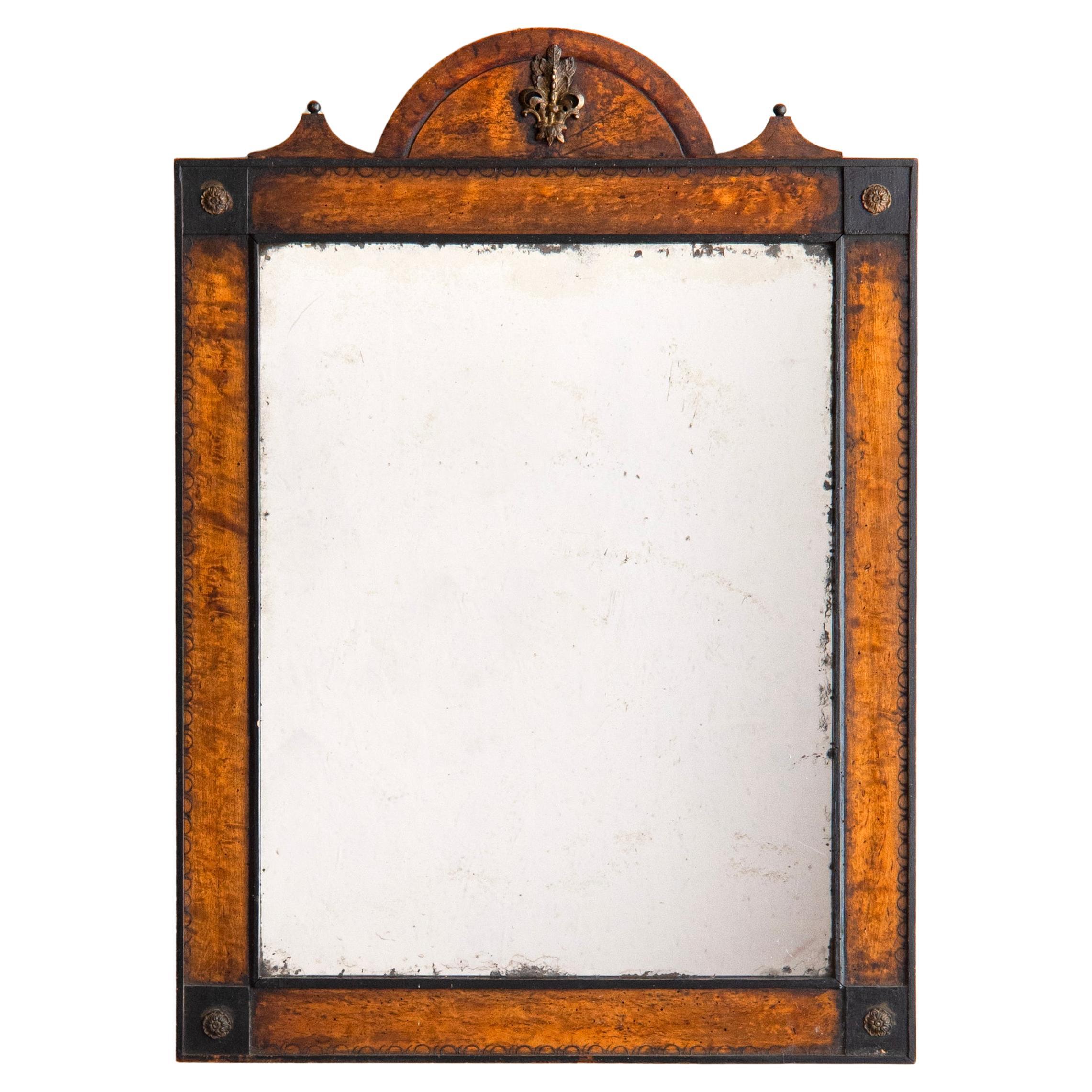 18th Century Swedish Baroque Mirror