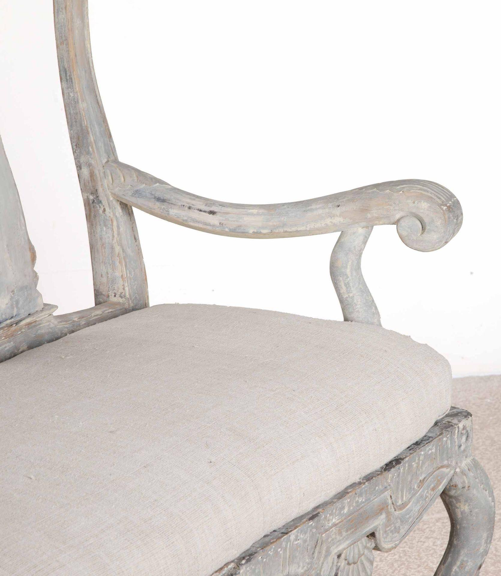 18th Century Swedish Baroque Style Sofa For Sale 5