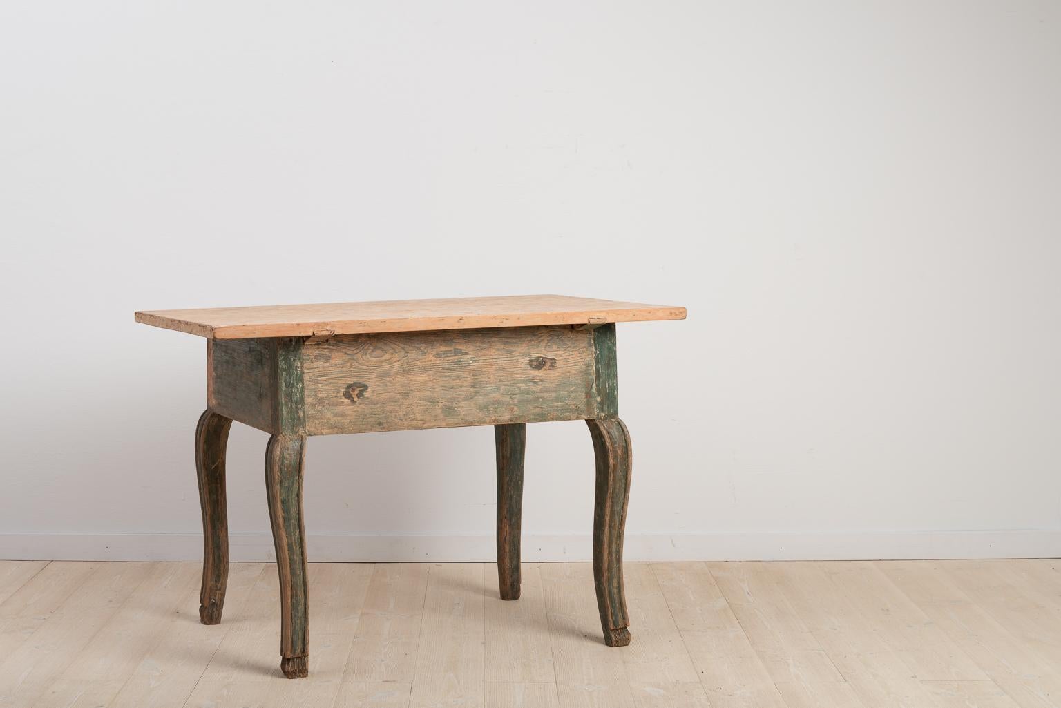 Pine 18th Century Swedish Baroque Table