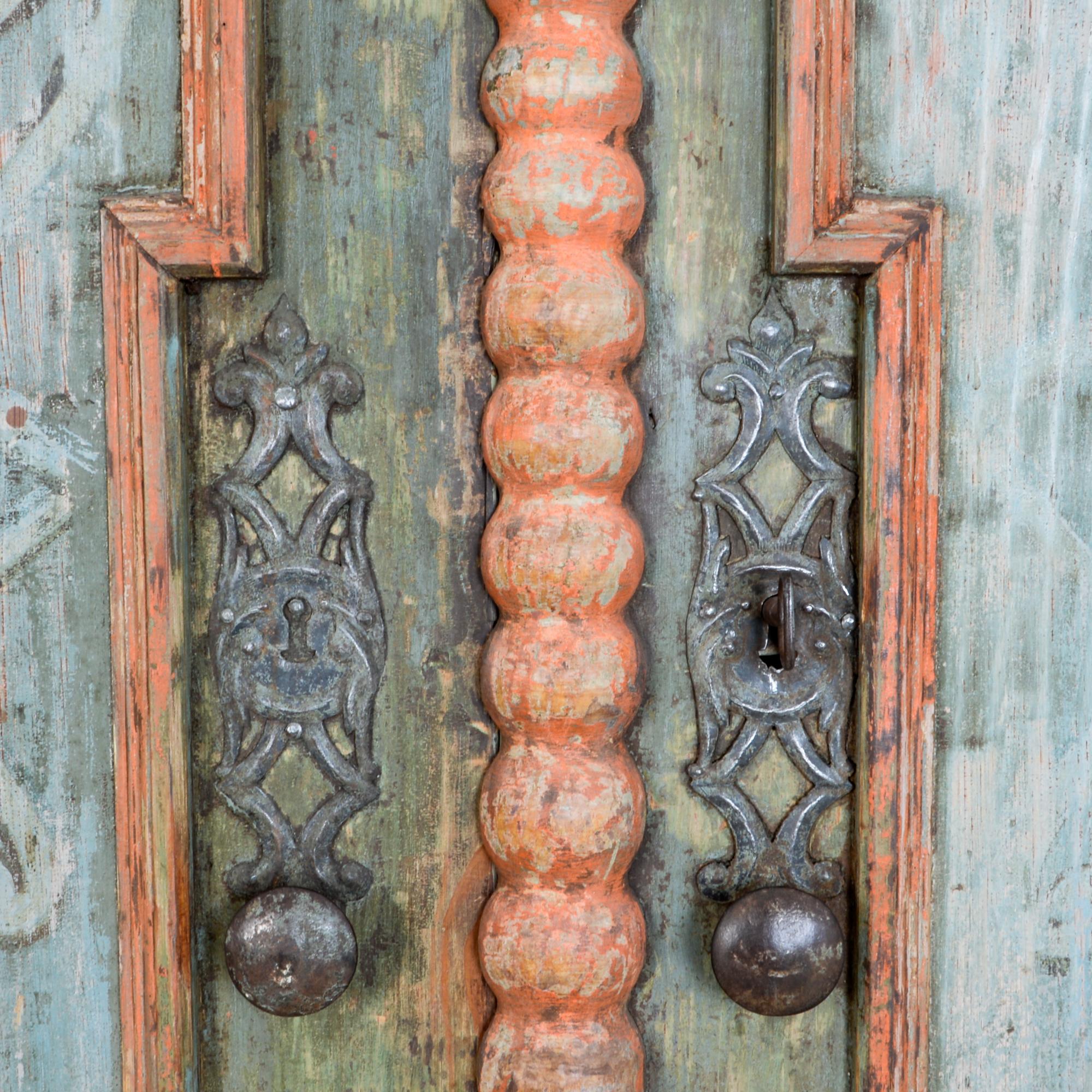 18th Century Swedish Baroque Wardrobe 1