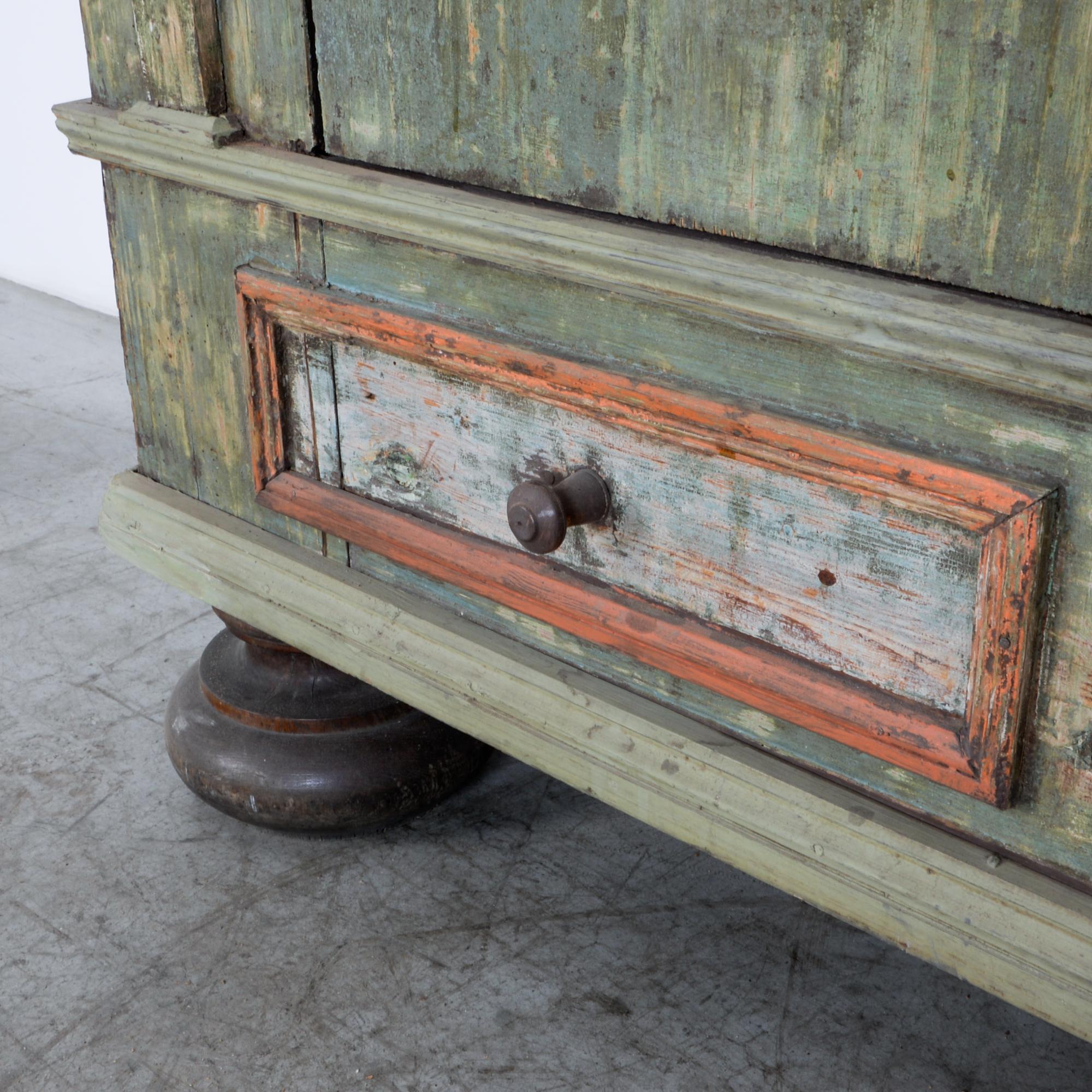 18th Century Swedish Baroque Wardrobe 3