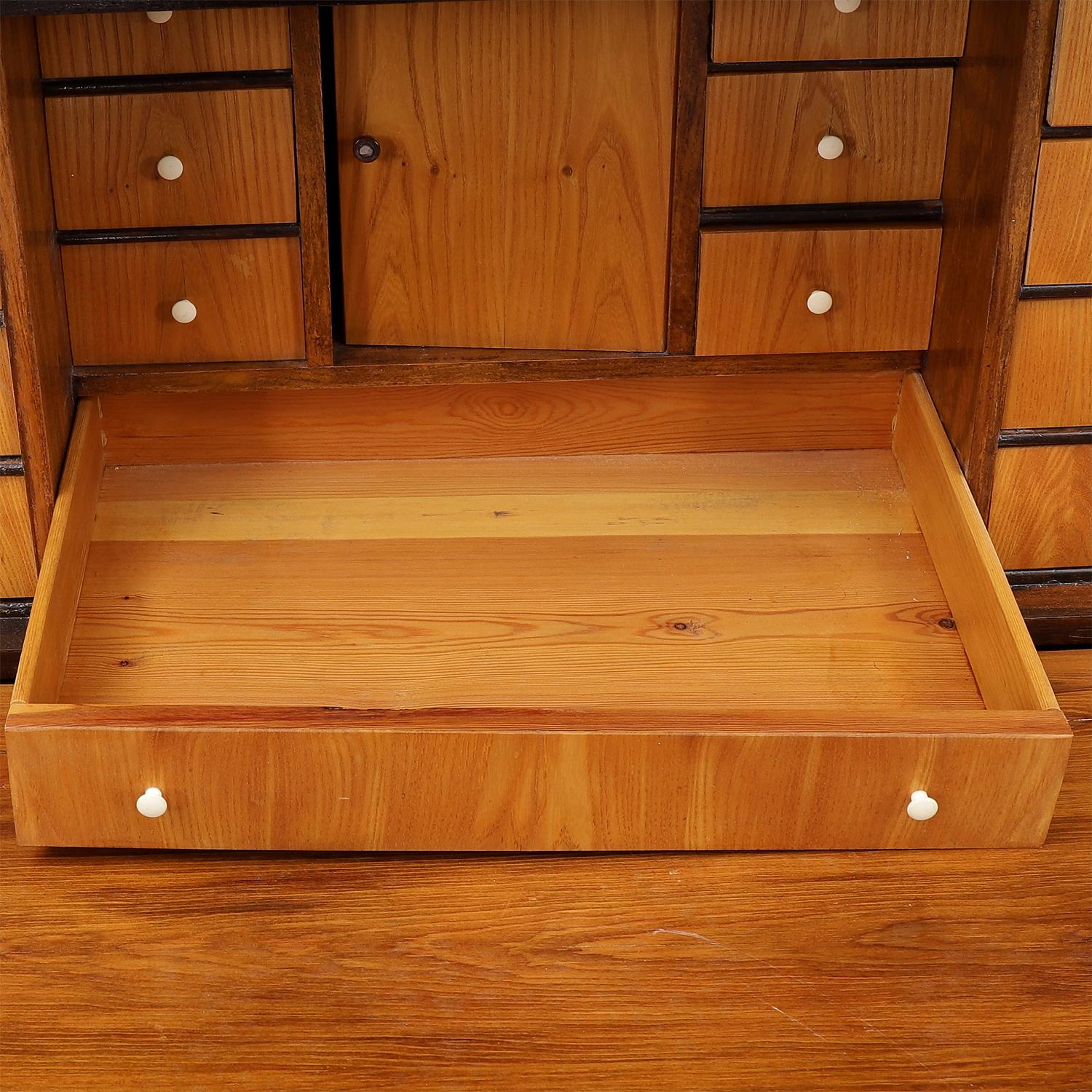 Herrbyrå de madera de haya sueca del siglo XVIII, Chiffonje - Agencia de escritura masculina, Pecho Sueco en venta