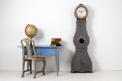 Bureau gustavien bleu suédois du 18ème siècle