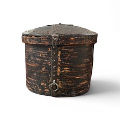 Boîte suédoise du XVIIIe siècle - Noire
