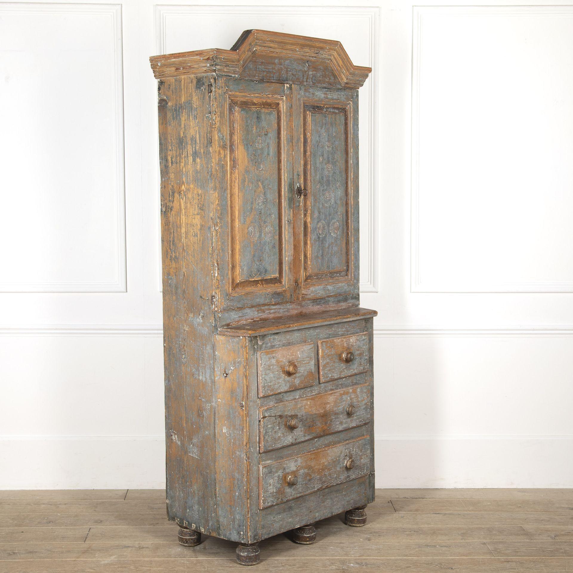 Country 18th Century Swedish Cabinet For Sale
