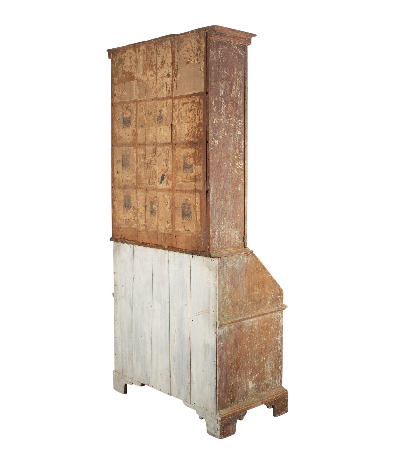 Chinoiserie 18th Century Swedish Chinoserie Secretary For Sale