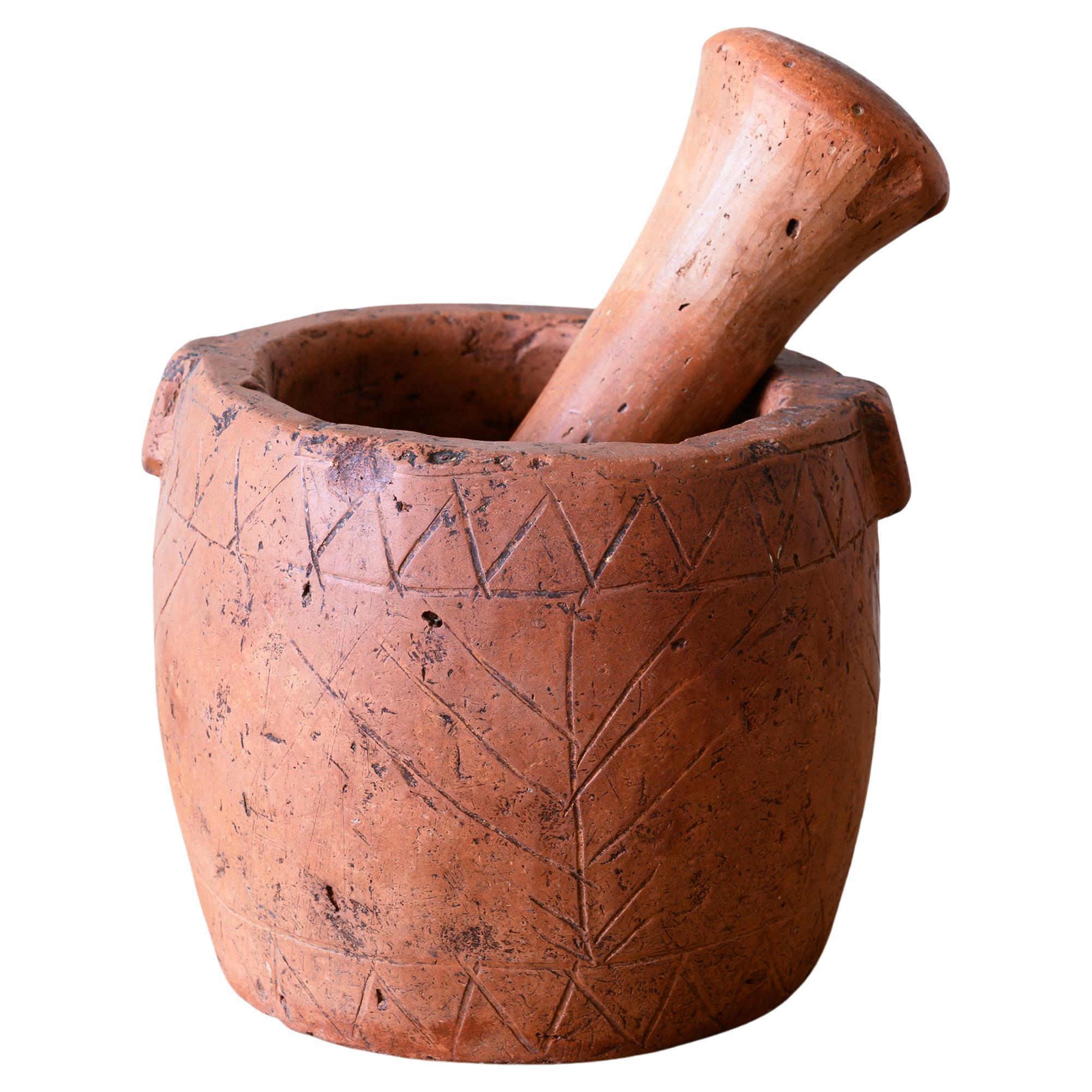 Mortaio di argilla svedese del XVIII secolo