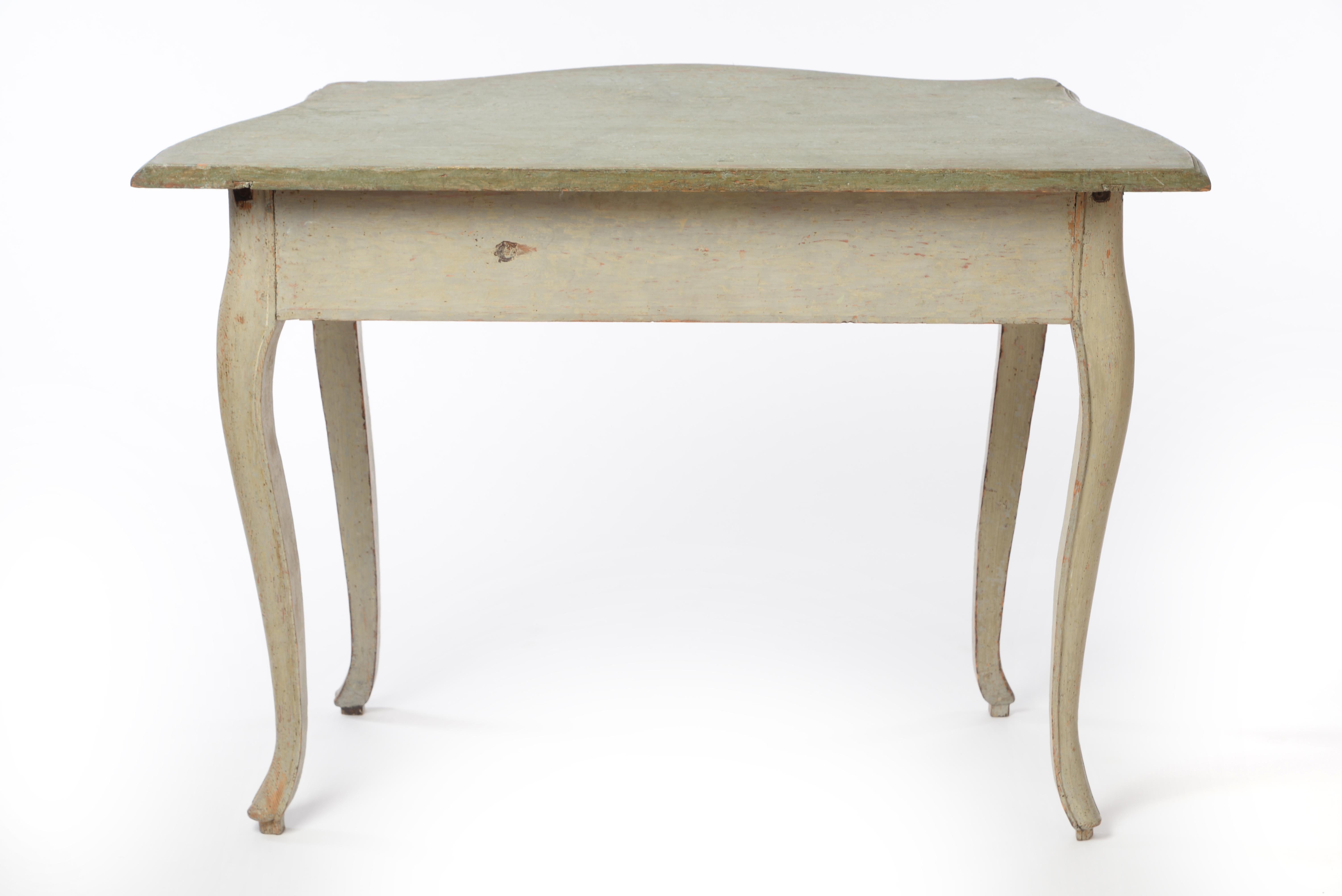 18th Century and Earlier 18th Century Swedish Console Table with Drawer For Sale