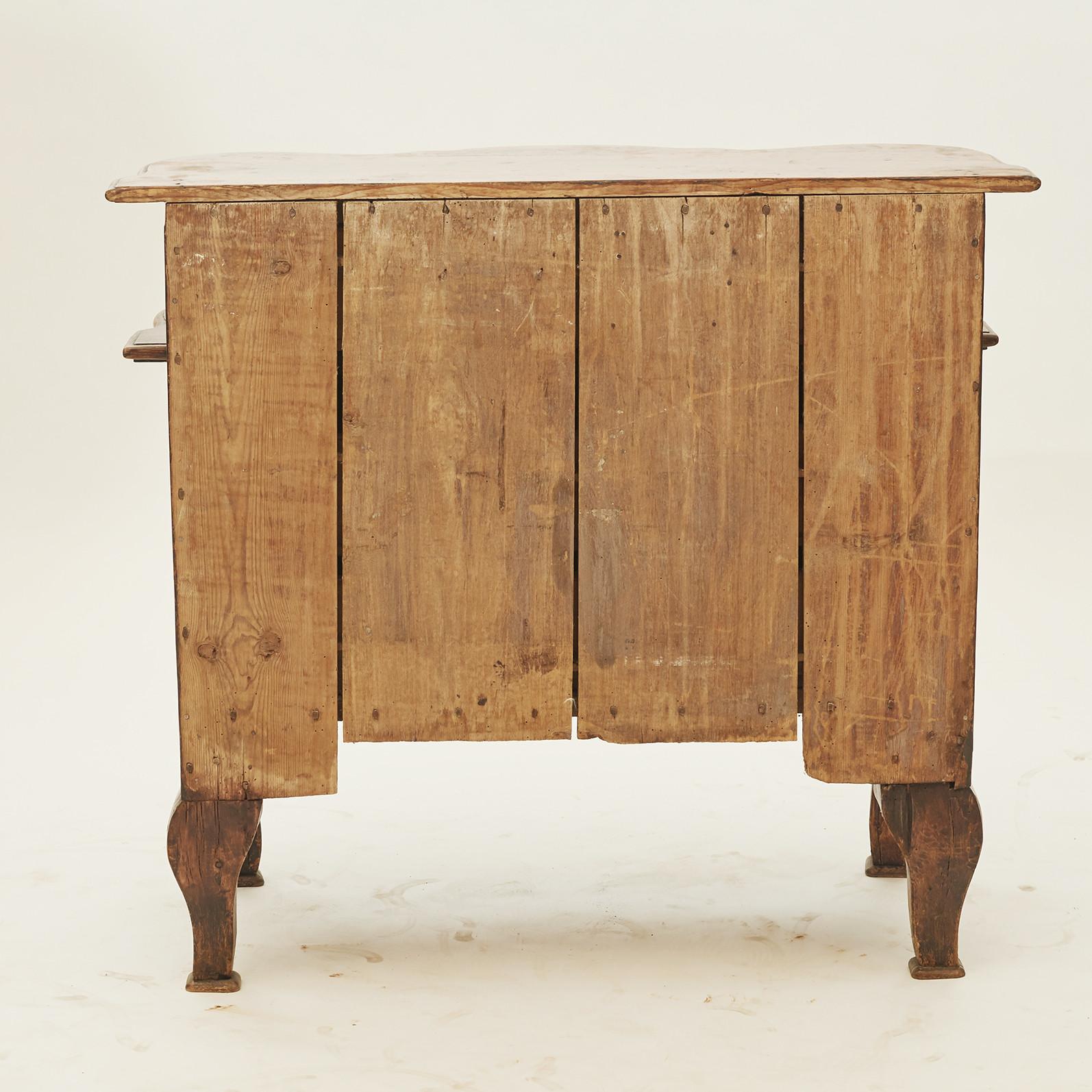 18th Century Swedish Country Baroque Chest 5