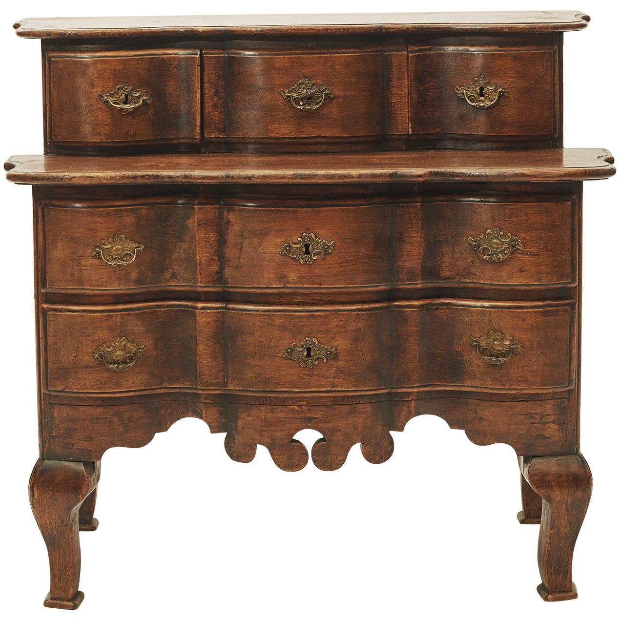 18th Century Swedish Country Baroque Chest