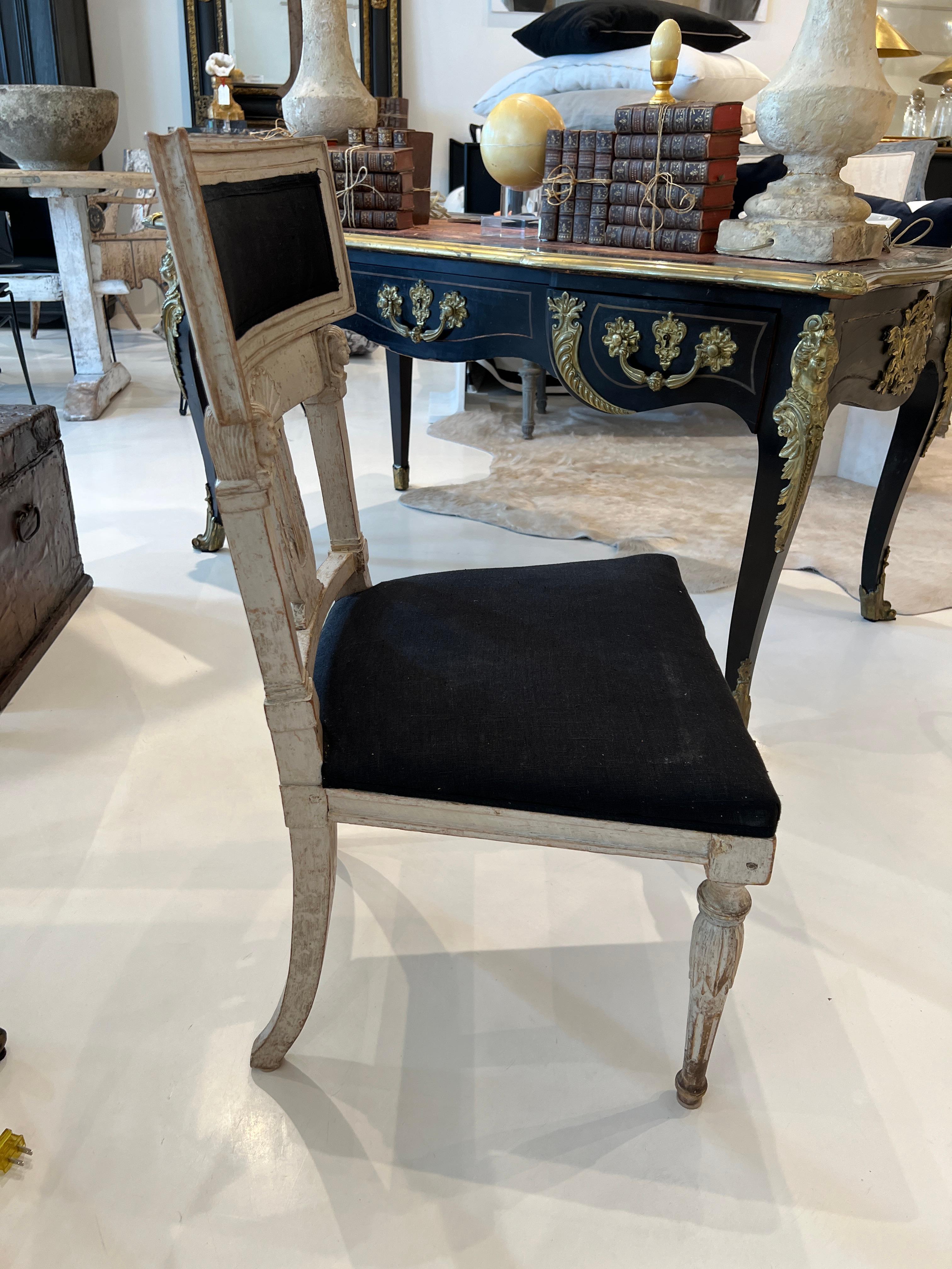 18th Century Swedish Egyptian Chair For Sale 1