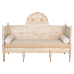 Antique 18th Century Swedish Empire Sofa