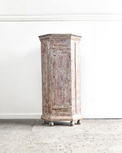 18th Century Swedish Encoignure Corner Cabinet
