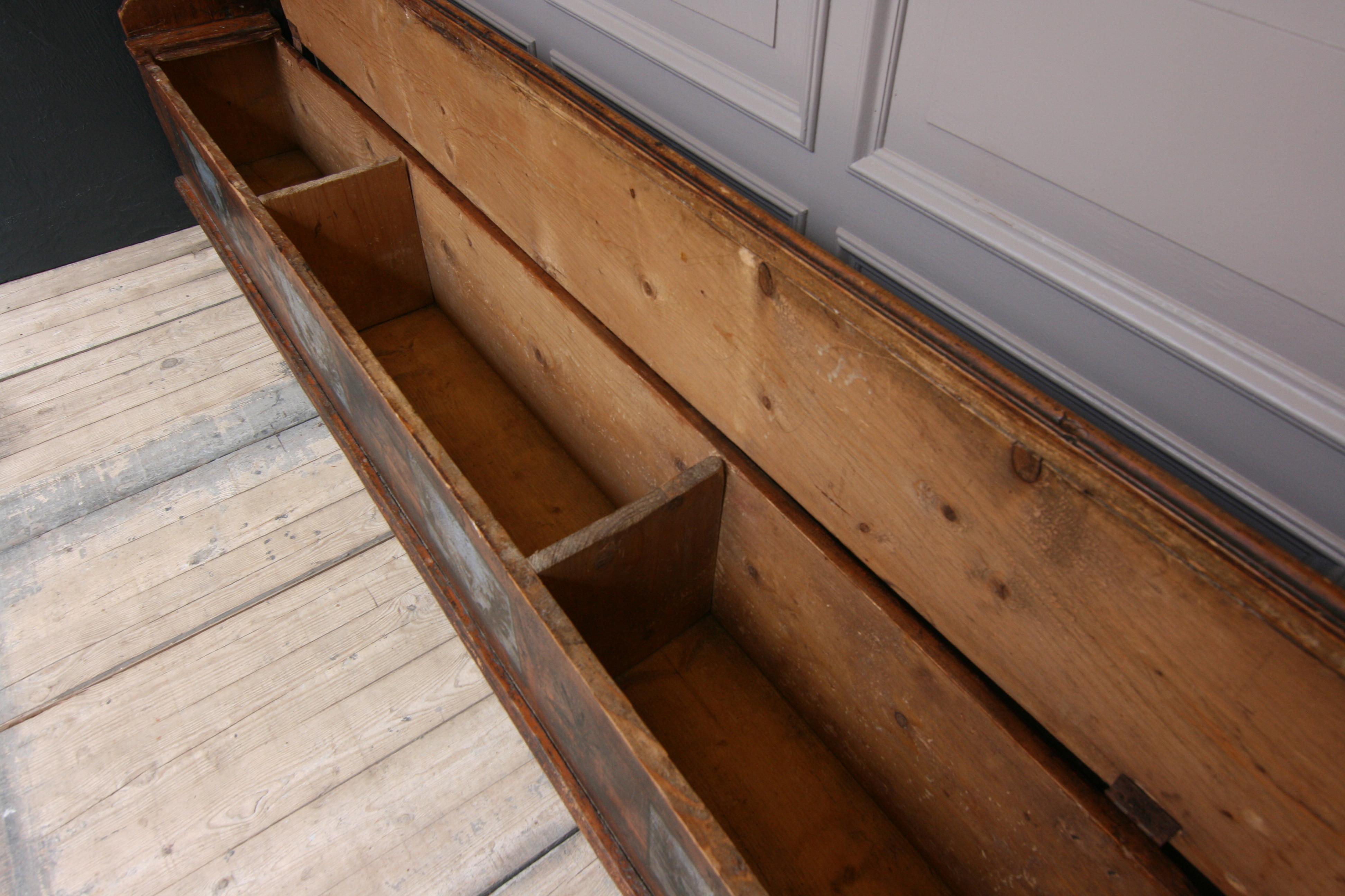 18th Century Swedish Folk Art Bench In Good Condition In Dusseldorf, DE