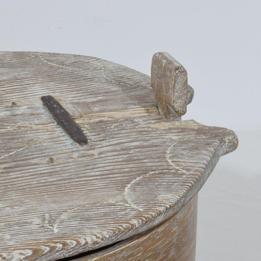 18th Century Swedish Folk Art Bentwood Box 10