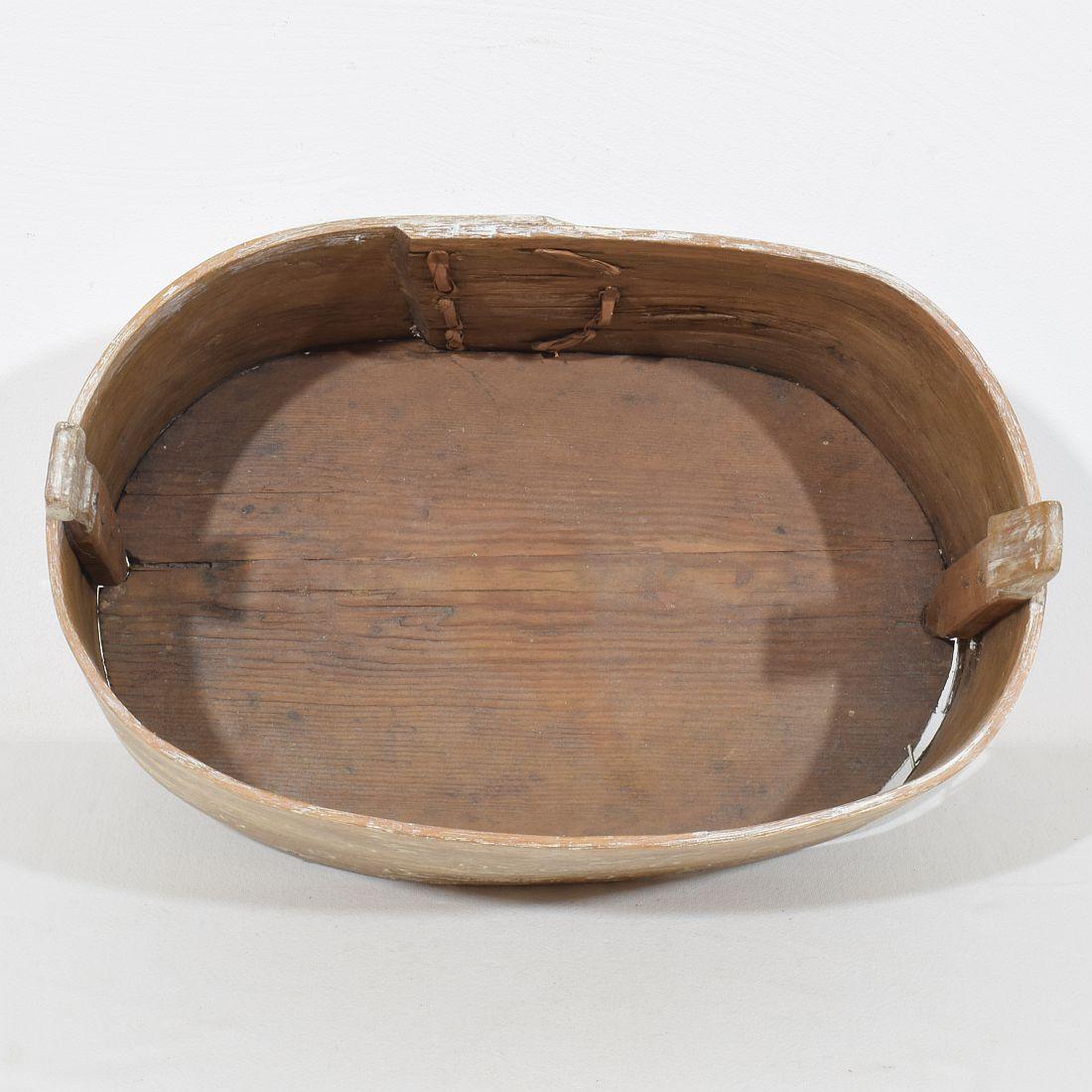 18th Century Swedish Folk Art Bentwood Box 2