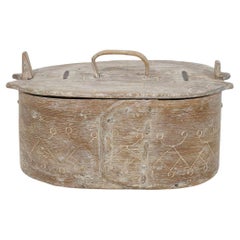 18th Century Swedish Folk Art Bentwood Box